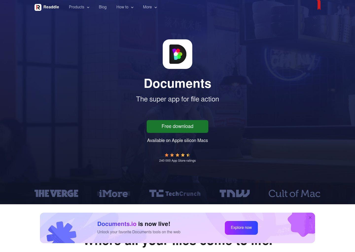 documents by readdle homepage