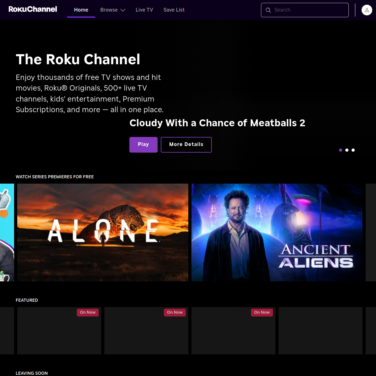 roku-channel homepage