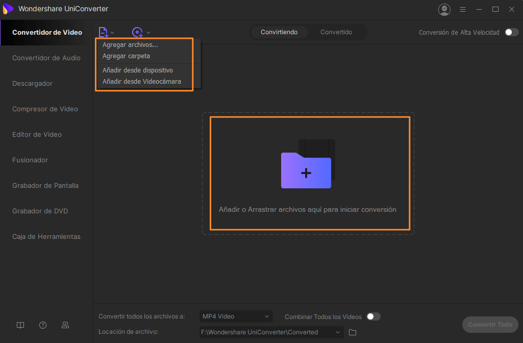 como convertir a web usando iskysoft imedia converter deluxe windows