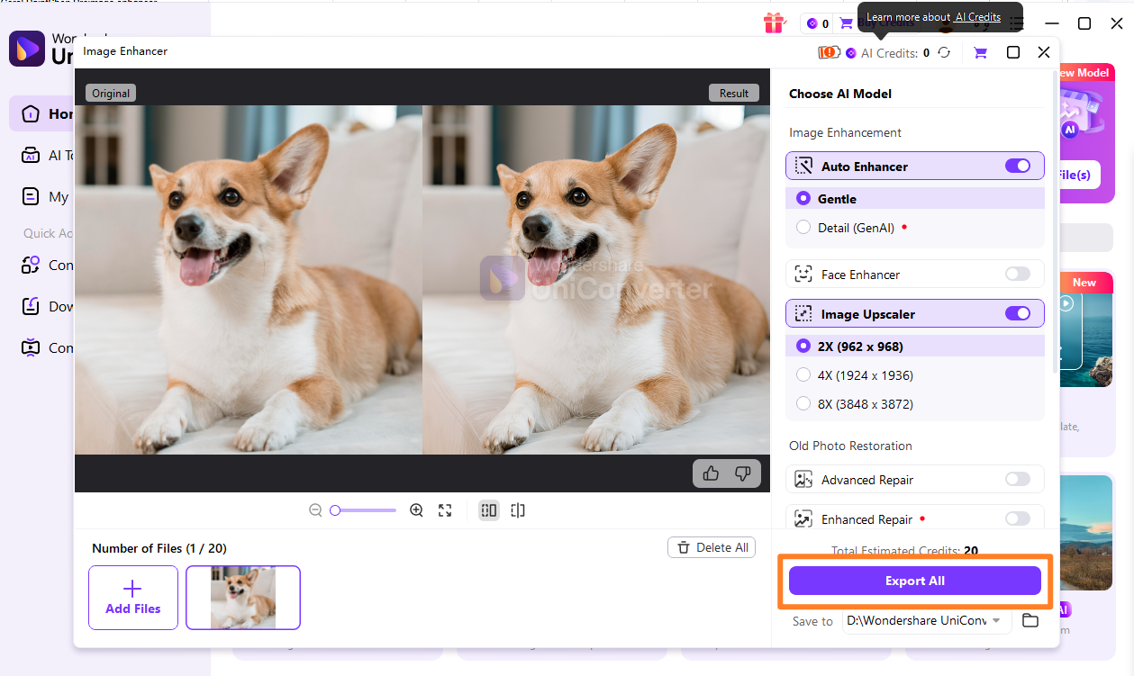 save converted file