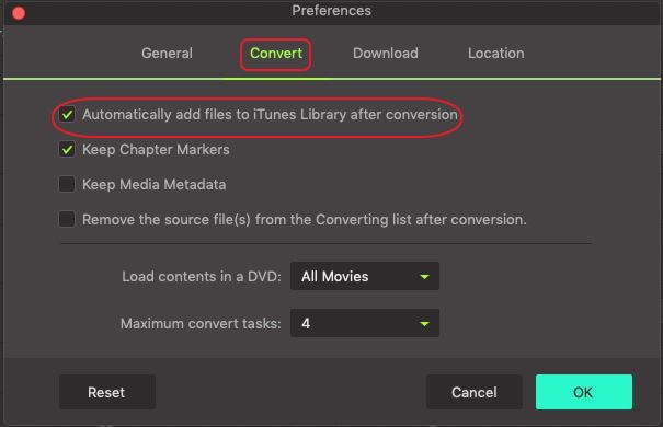 how to convert file format in itunes