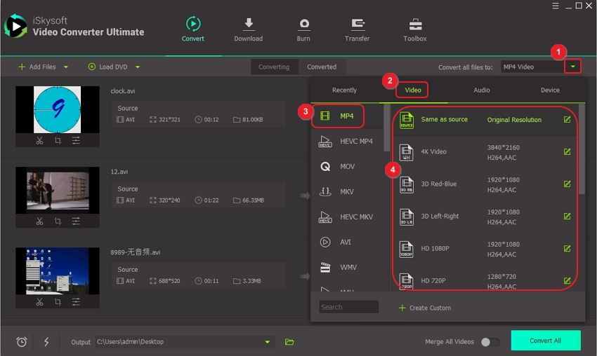 convert av file to mp4