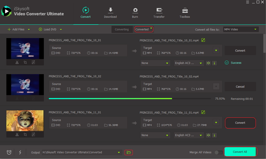 iskysoft video converter where is trim command