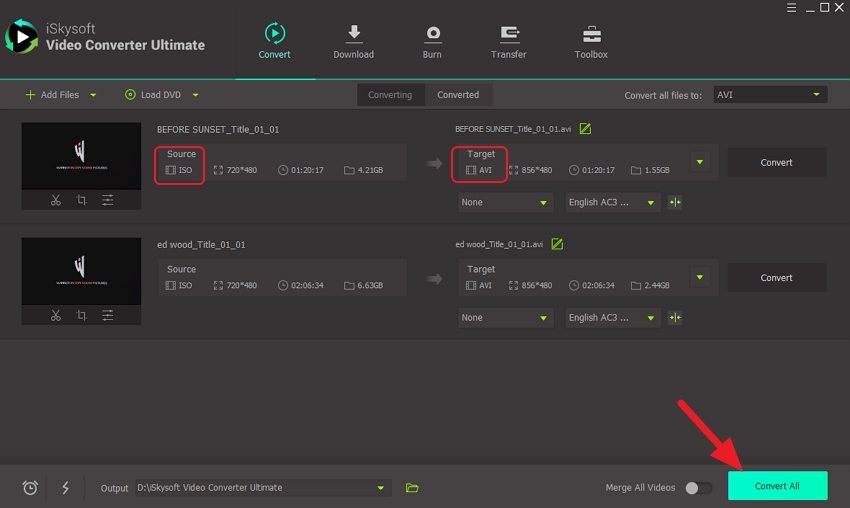 How to Convert ISO to AVI or Convert AVI to ISO with Steps