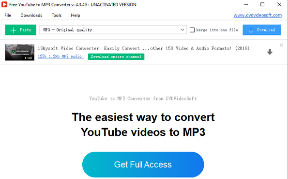 download video to mp3 for pc