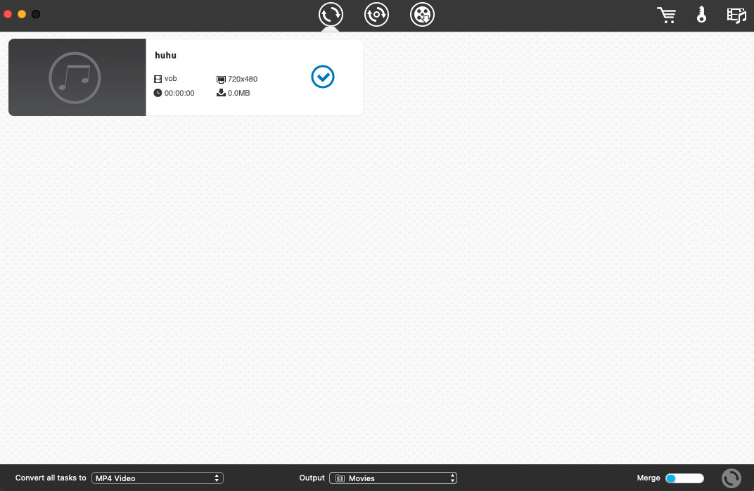 convert vob to mp4 with cisdem 2