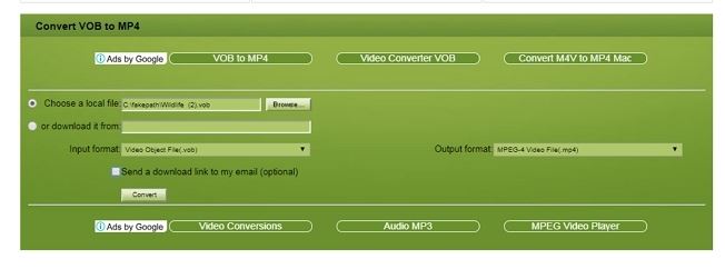 best way to convert vob to mp4 free