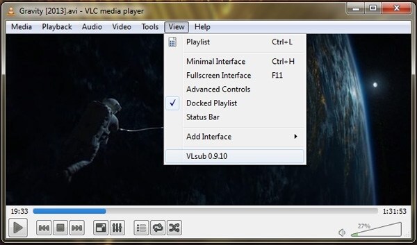 VLC Media Player to Download Subtitles 2