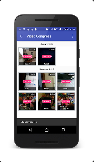 compress a video