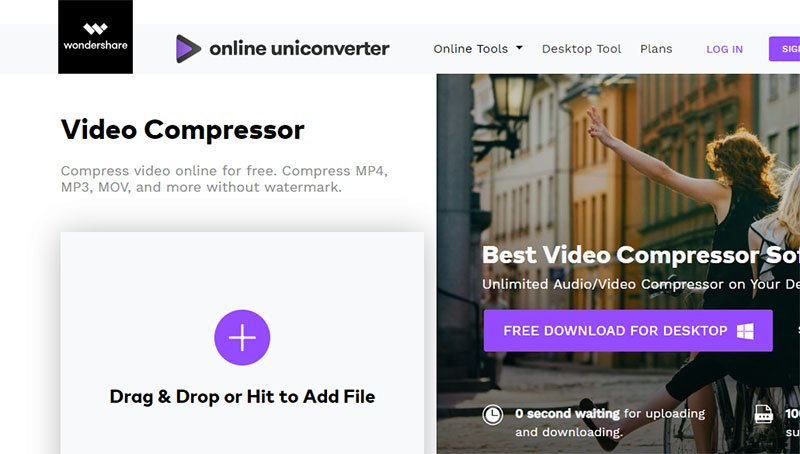 compress mp4 file free online