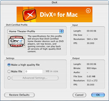 Divx Codec Player For Mac