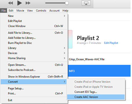 convert mp3 to m4r itunes