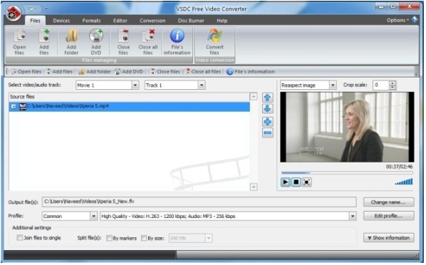 compress mov files free