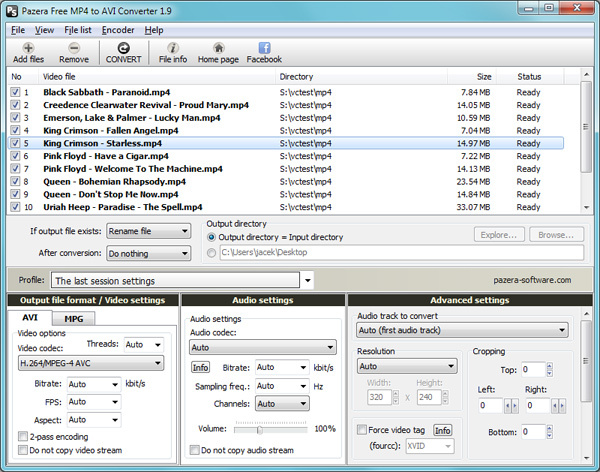 pazera free flv to avi converter 1.4