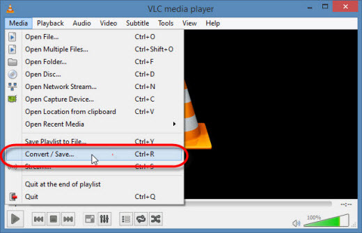 how to convert video files with vlc media player