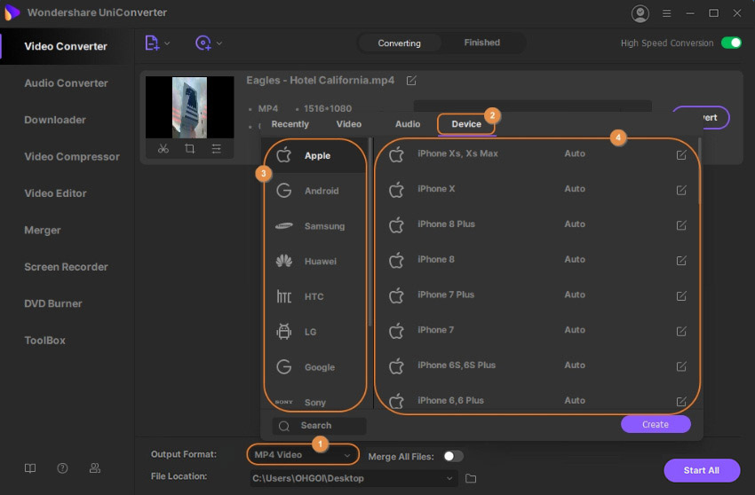 convert video format for iphone