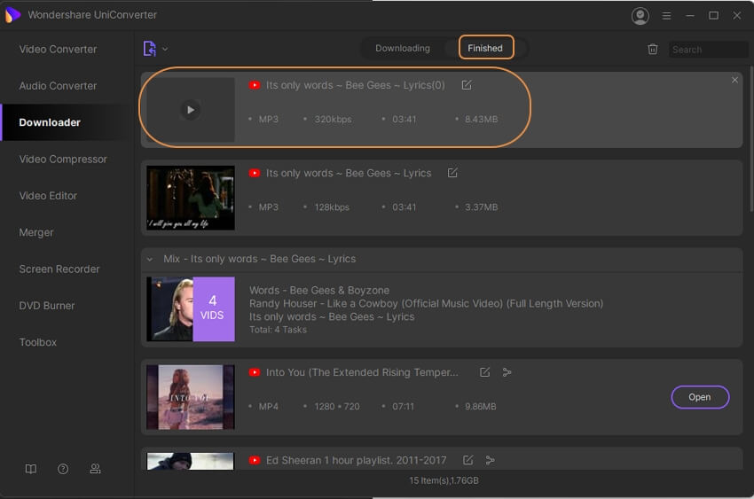 كيفية تحويل فيديو من YouTube إلى MP3 باستخدام UniConverter على نظام Windows