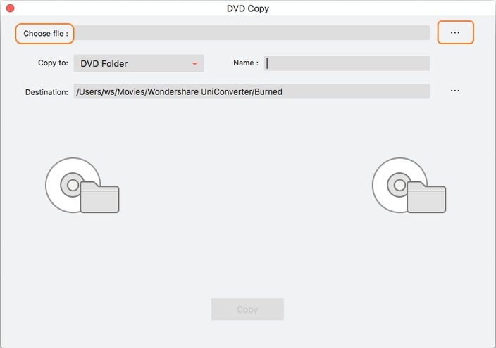 come copiare dvd utilizzando UniConverter mac